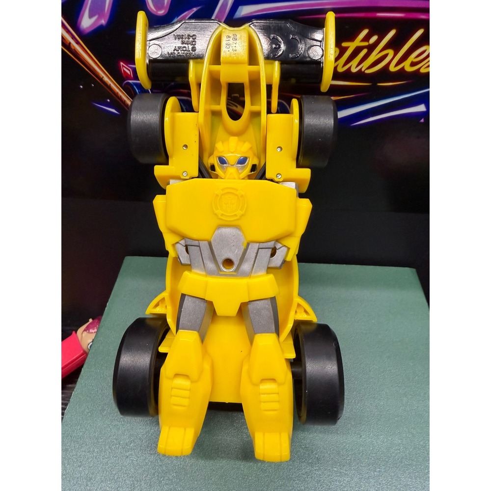 Hasbro Transformers Bumblebee Race Car Formula 1 Action Figure Yellow 2014 - Picture 3 of 5